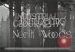 Standbild schwerfälligen im North Woods United States USA, 1922, aus Sekunde 18 historischem Filmmaterial Videoclip 65675063921