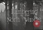 Standbild schwerfälligen im North Woods United States USA, 1922, aus Sekunde 20 historischem Filmmaterial Videoclip 65675063921