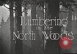 Standbild schwerfälligen im North Woods United States USA, 1922, aus Sekunde 21 historischem Filmmaterial Videoclip 65675063921