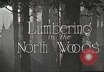 Standbild schwerfälligen im North Woods United States USA, 1922, aus Sekunde 22 historischem Filmmaterial Videoclip 65675063921