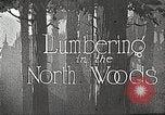 Standbild schwerfälligen im North Woods United States USA, 1922, aus Sekunde 23 historischem Filmmaterial Videoclip 65675063921