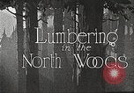 Standbild schwerfälligen im North Woods United States USA, 1922, aus Sekunde 24 historischem Filmmaterial Videoclip 65675063921