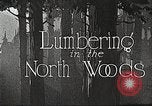 Standbild schwerfälligen im North Woods United States USA, 1922, aus Sekunde 25 historischem Filmmaterial Videoclip 65675063921
