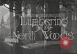 Standbild schwerfälligen im North Woods United States USA, 1922, aus Sekunde 26 historischem Filmmaterial Videoclip 65675063921
