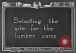 Image of workers fell trees United States USA, 1922, second 7 stock footage video 65675063922