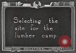 Image of workers fell trees United States USA, 1922, second 8 stock footage video 65675063922