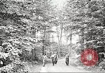 Image of workers fell trees United States USA, 1922, second 10 stock footage video 65675063922