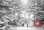 Image of workers fell trees United States USA, 1922, second 11 stock footage video 65675063922
