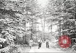 Image of workers fell trees United States USA, 1922, second 12 stock footage video 65675063922