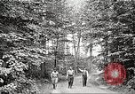 Image of workers fell trees United States USA, 1922, second 14 stock footage video 65675063922