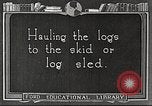 Image of lumber industry United States USA, 1922, second 1 stock footage video 65675063923
