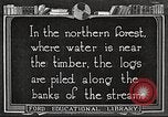 Image of lumber industry United States USA, 1922, second 1 stock footage video 65675063924