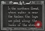 Image of lumber industry United States USA, 1922, second 5 stock footage video 65675063924
