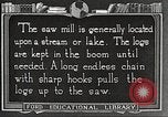 Image of lumber industry United States USA, 1922, second 51 stock footage video 65675063925