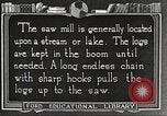 Image of lumber industry United States USA, 1922, second 60 stock footage video 65675063925