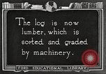 Image of lumber industry United States USA, 1922, second 3 stock footage video 65675063926