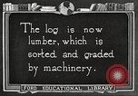 Image of lumber industry United States USA, 1922, second 5 stock footage video 65675063926
