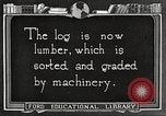 Image of lumber industry United States USA, 1922, second 8 stock footage video 65675063926