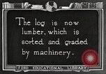 Image of lumber industry United States USA, 1922, second 9 stock footage video 65675063926