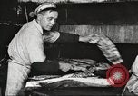 Image of workers in butchery United States USA, 1919, second 52 stock footage video 65675063928