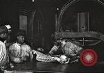 Image of workers in butchery United States USA, 1919, second 8 stock footage video 65675063930