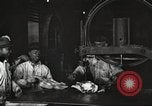Image of workers in butchery United States USA, 1919, second 13 stock footage video 65675063930