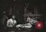 Image of workers in butchery United States USA, 1919, second 17 stock footage video 65675063930