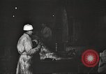 Image of workers in butchery United States USA, 1919, second 33 stock footage video 65675063930