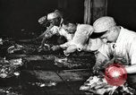 Image of workers in butchery United States USA, 1919, second 42 stock footage video 65675063930