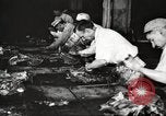 Image of workers in butchery United States USA, 1919, second 45 stock footage video 65675063930