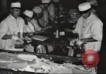 Image of workers in butchery United States USA, 1919, second 15 stock footage video 65675063931