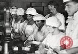 Image of workers in butchery United States USA, 1919, second 40 stock footage video 65675063931