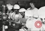 Image of workers in butchery United States USA, 1919, second 46 stock footage video 65675063931