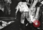 Image of workers in butchery United States USA, 1919, second 25 stock footage video 65675063935