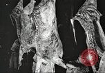 Image of workers in butchery United States USA, 1919, second 31 stock footage video 65675063935