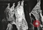 Image of workers in butchery United States USA, 1919, second 42 stock footage video 65675063935