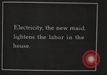 Immagine di Uso di elettricità United States USA, 1919, secondo 5 filmato di repertorio 65675063936