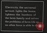 Image of use of electricity United States USA, 1919, second 28 stock footage video 65675063937