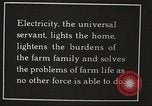 Image of use of electricity United States USA, 1919, second 32 stock footage video 65675063937