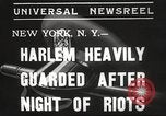 Standbild Harlem Ausschreitungen New York City USA, 1935, aus Sekunde 3 historischem Filmmaterial Videoclip 65675063944