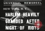 Standbild Harlem Ausschreitungen New York City USA, 1935, aus Sekunde 5 historischem Filmmaterial Videoclip 65675063944