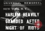 Standbild Harlem Ausschreitungen New York City USA, 1935, aus Sekunde 8 historischem Filmmaterial Videoclip 65675063944
