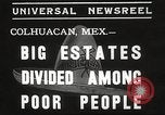 Image estates distribués en mauvais Colhuacan Mexique, 1935, de la seconde 3 séquences d'archives historiques vidéo 65675063947