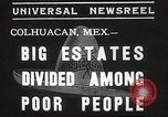 Image estates distribués en mauvais Colhuacan Mexique, 1935, de la seconde 8 séquences d'archives historiques vidéo 65675063947