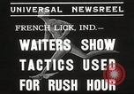 Image of French Link Spring Hotel waiters French Lick Indiana USA, 1935, second 6 stock footage video 65675063948