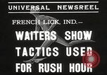 Image of French Link Spring Hotel waiters French Lick Indiana USA, 1935, second 7 stock footage video 65675063948