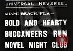 Immagine di Cena dei Pirati club teatro Miami Beach Florida USA, 1935, secondo 1 filmato di repertorio 65675063950