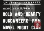 Immagine di Cena dei Pirati club teatro Miami Beach Florida USA, 1935, secondo 6 filmato di repertorio 65675063950