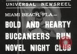 Immagine di Cena dei Pirati club teatro Miami Beach Florida USA, 1935, secondo 8 filmato di repertorio 65675063950