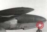 Image of First flight of Bell YP-59A jet airplane United States USA, 1942, second 6 stock footage video 65675063985